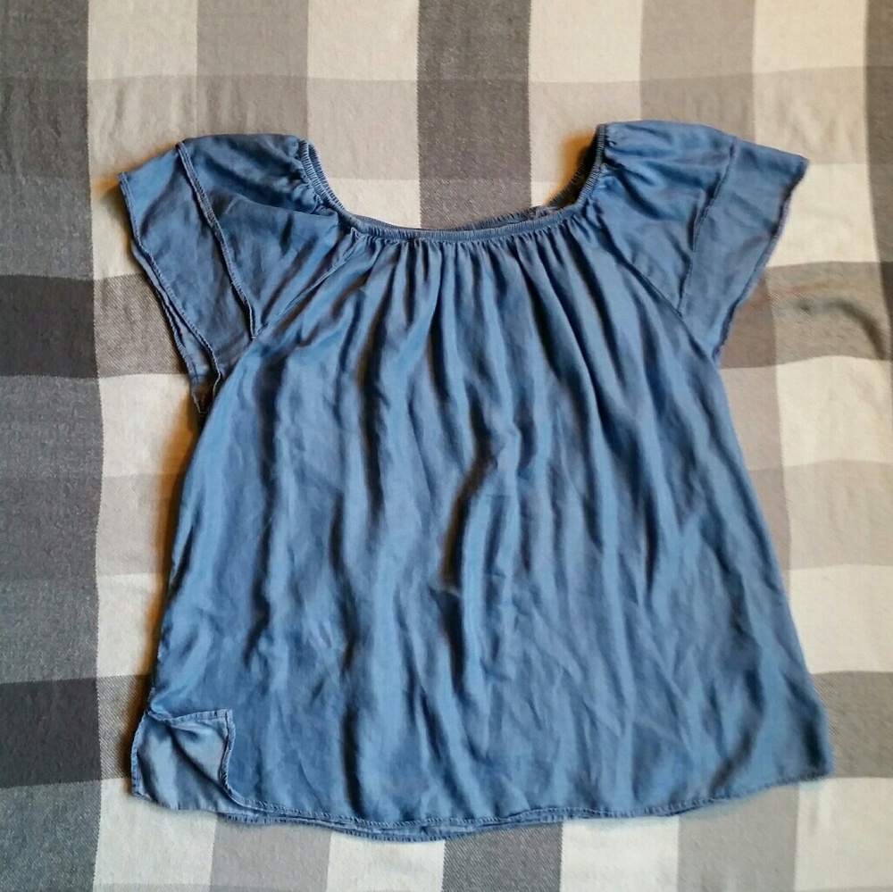 Chambray Top